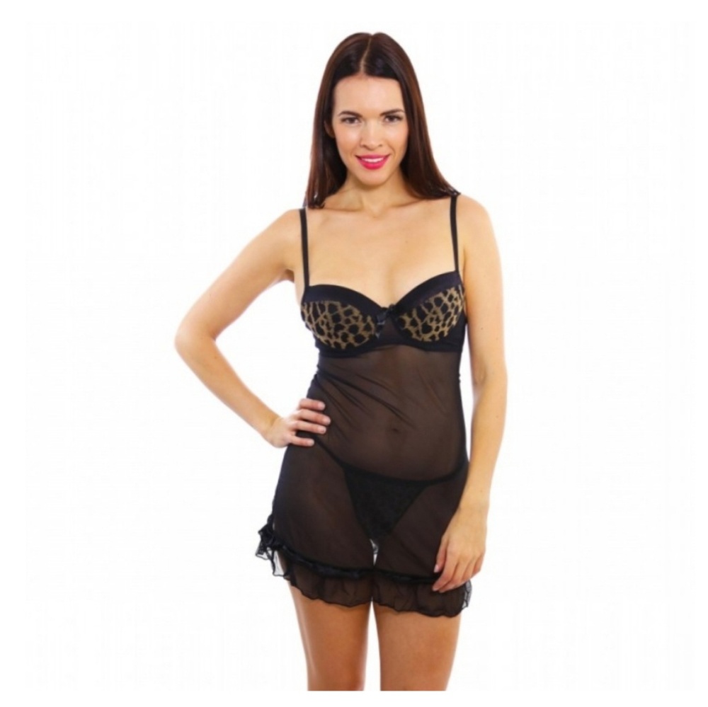 BACI Leopard Print Chemise